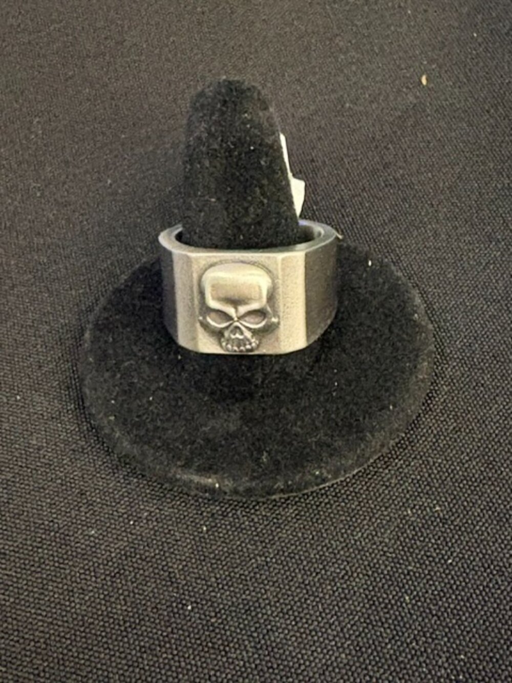 HARLEY DAVIDSON DEADLOCK SKULL STAINLESS STEEL RING